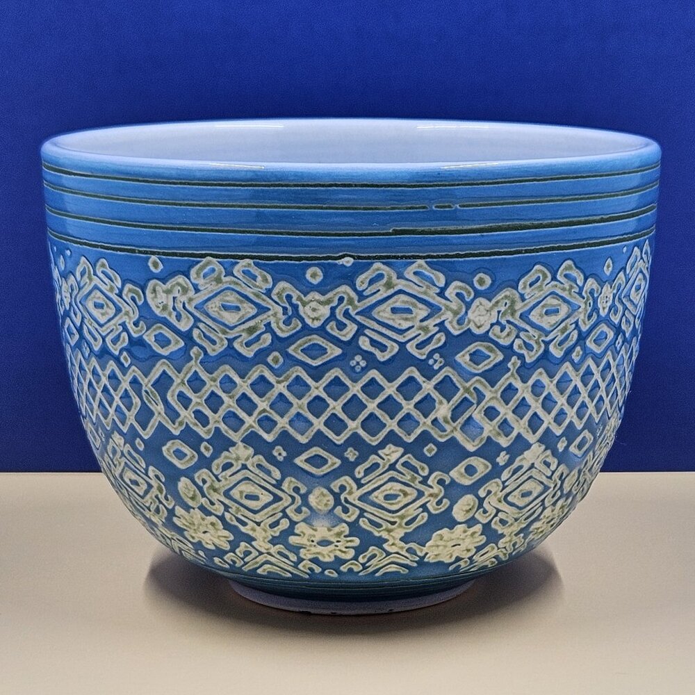 Anthropologie Etched Bowl